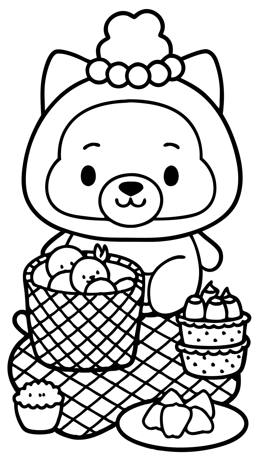 pom pom purin coloring pages